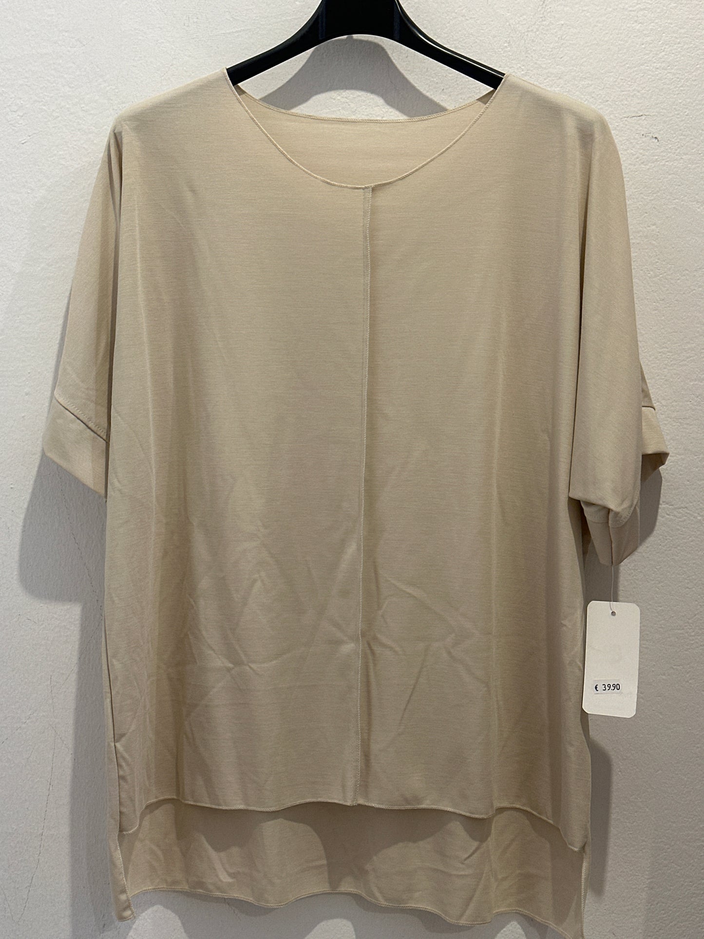 T-Shirt mit Ziernaht