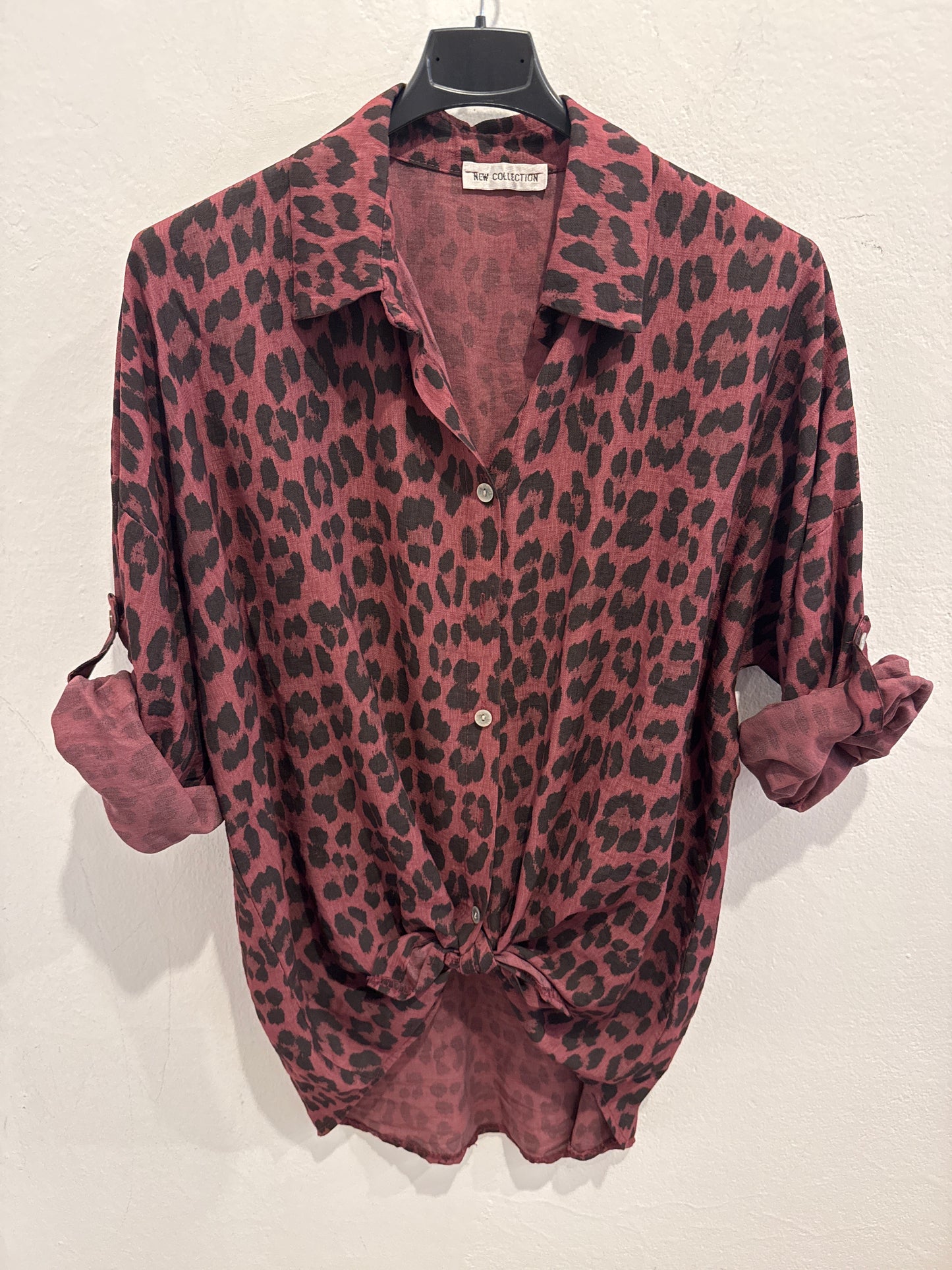 Bluse mit Leoparden Print