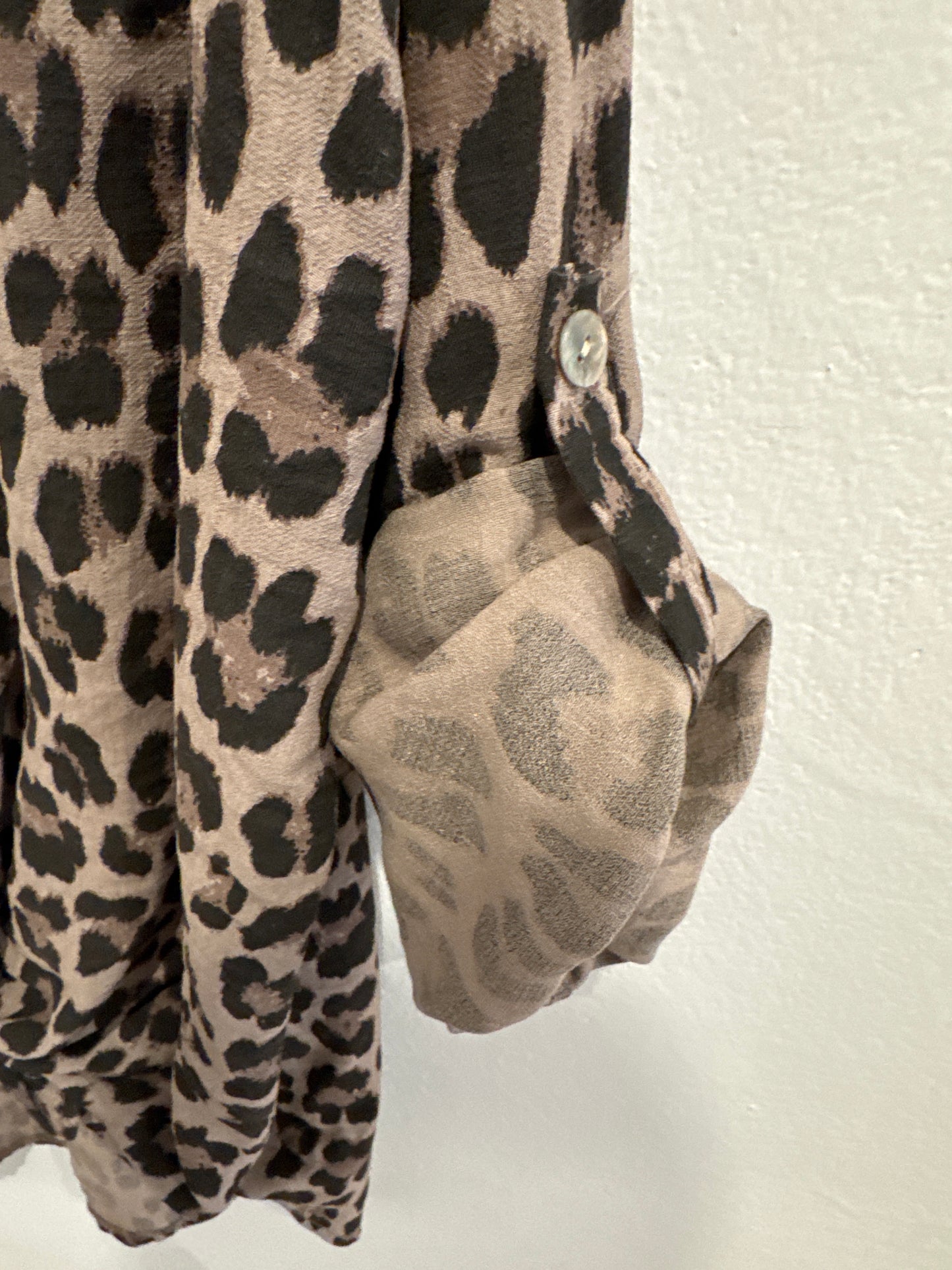 Bluse mit Leoparden Print