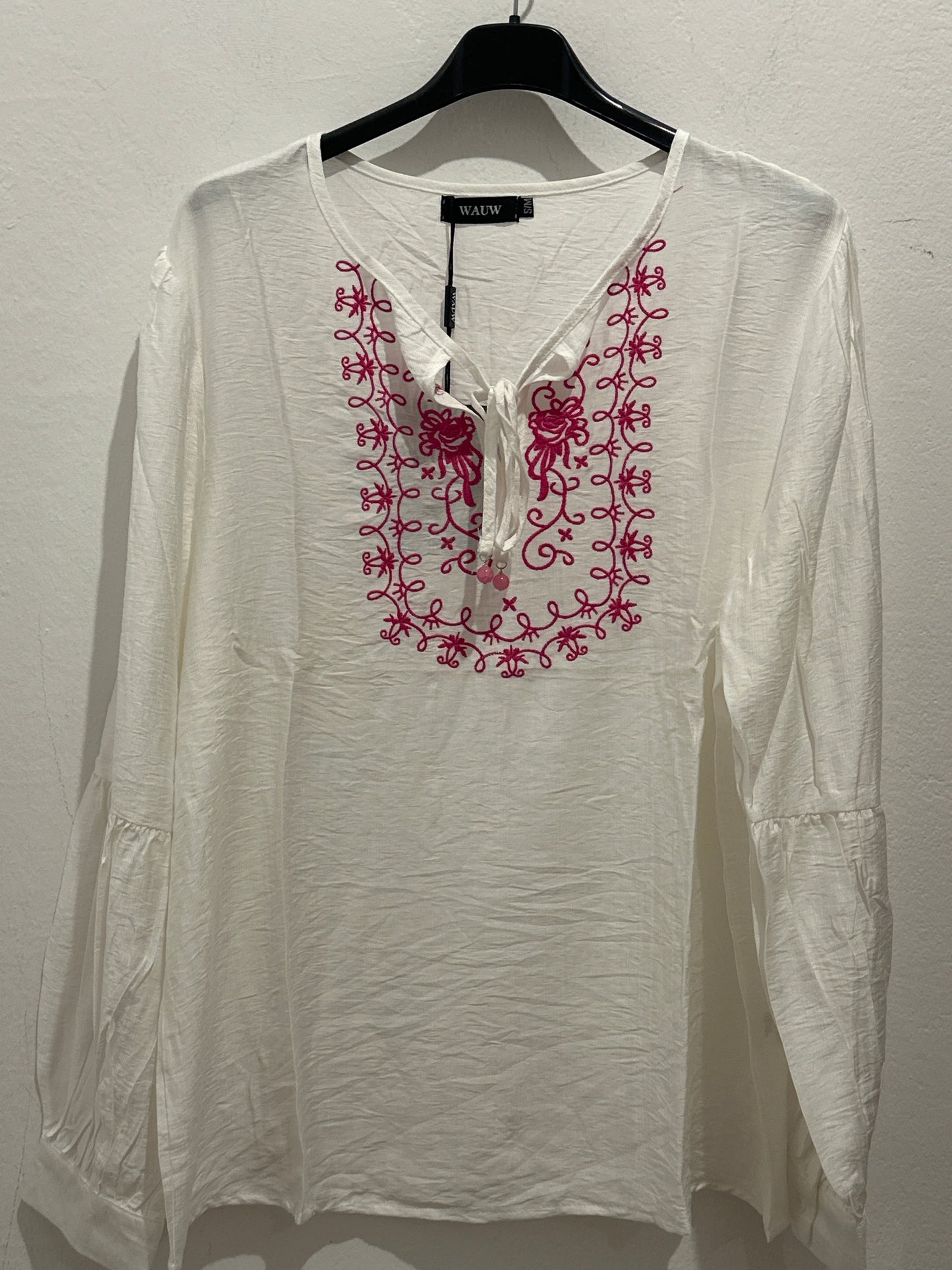 Bluse mit Rosenmuster