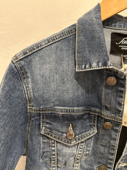 Jeansjacke oversize