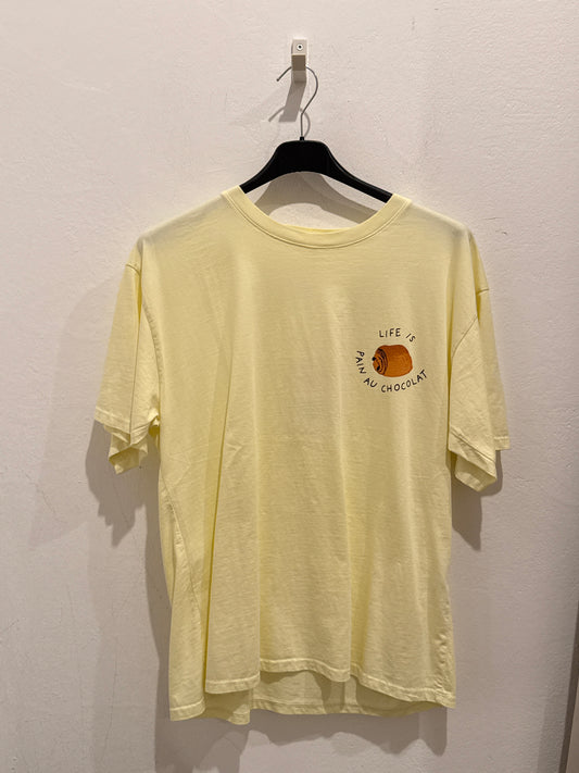 T-Shirt Life is pain au chocolat