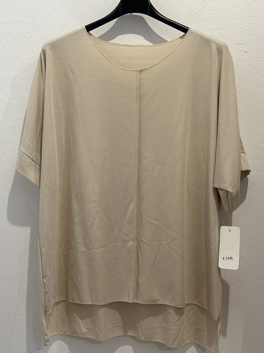 T-Shirt mit Ziernaht