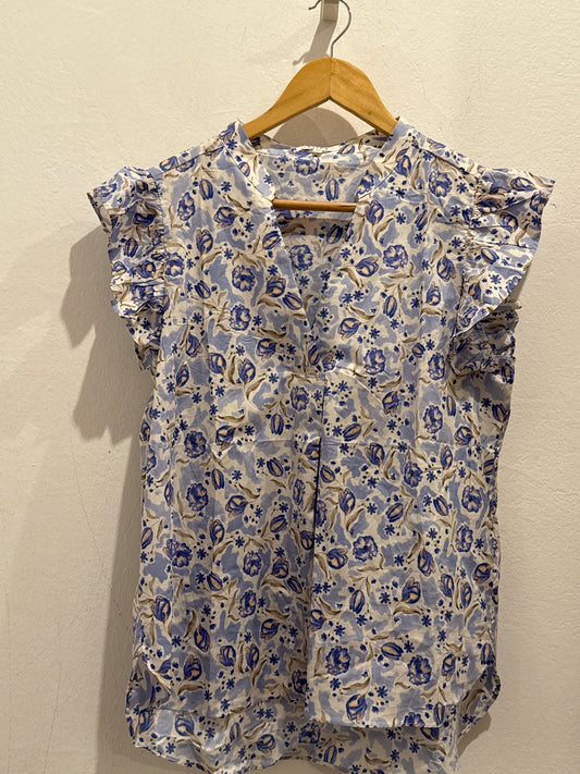 Bluse Blumenmuster