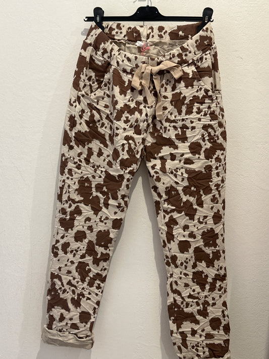 Hose mit Kuhmuster